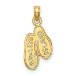Load image into Gallery viewer, 14K Yellow Gold Pawley's Island Double Flip-Flop
