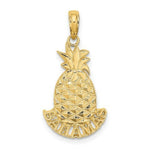 Load image into Gallery viewer, 14K Yellow Gold 2-D Bahamas Pineapple Charm Pendant
