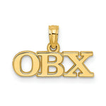 Load image into Gallery viewer, 14K Yellow Gold Polished OBX Charm Pendant
