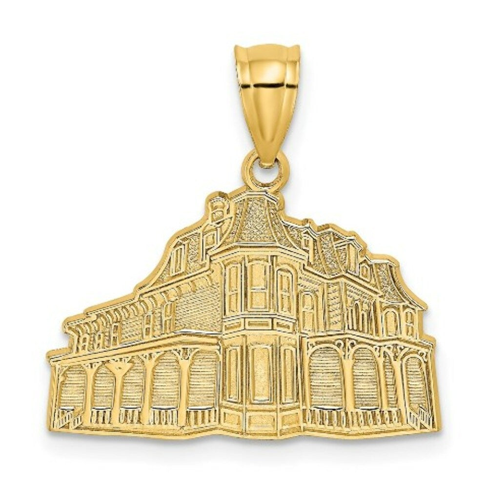 14K Yellow Gold The Queen Victoria - Cape May, NJ Charm Pendant