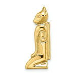 Load image into Gallery viewer, 14K Yellow Gold 2-D Marco Island Cat With Hidden Bail Charm Pendant
