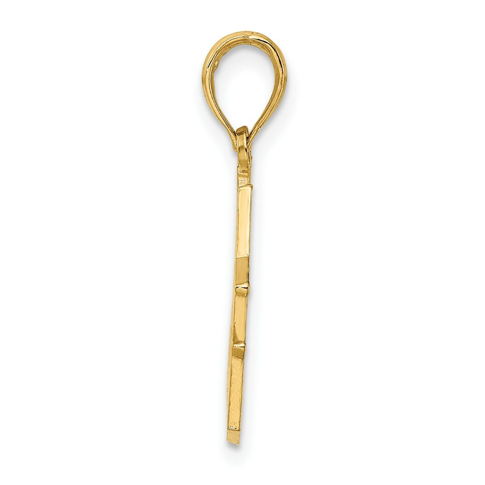 14K Yellow Gold The Victorian Rose - Cape May, NJ Charm Pendant