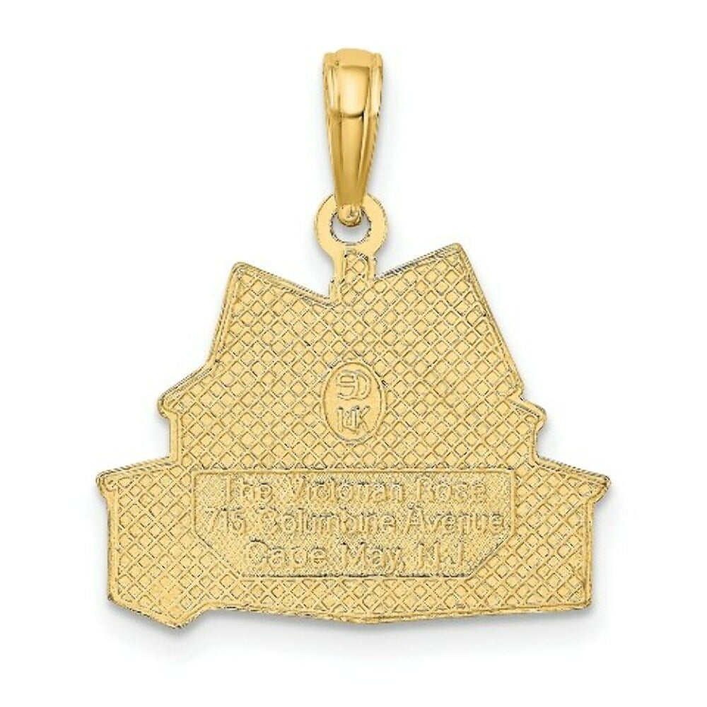 14K Yellow Gold The Victorian Rose - Cape May, NJ Charm Pendant