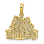 Load image into Gallery viewer, 14K Yellow Gold The Victorian Rose - Cape May, NJ Charm Pendant
