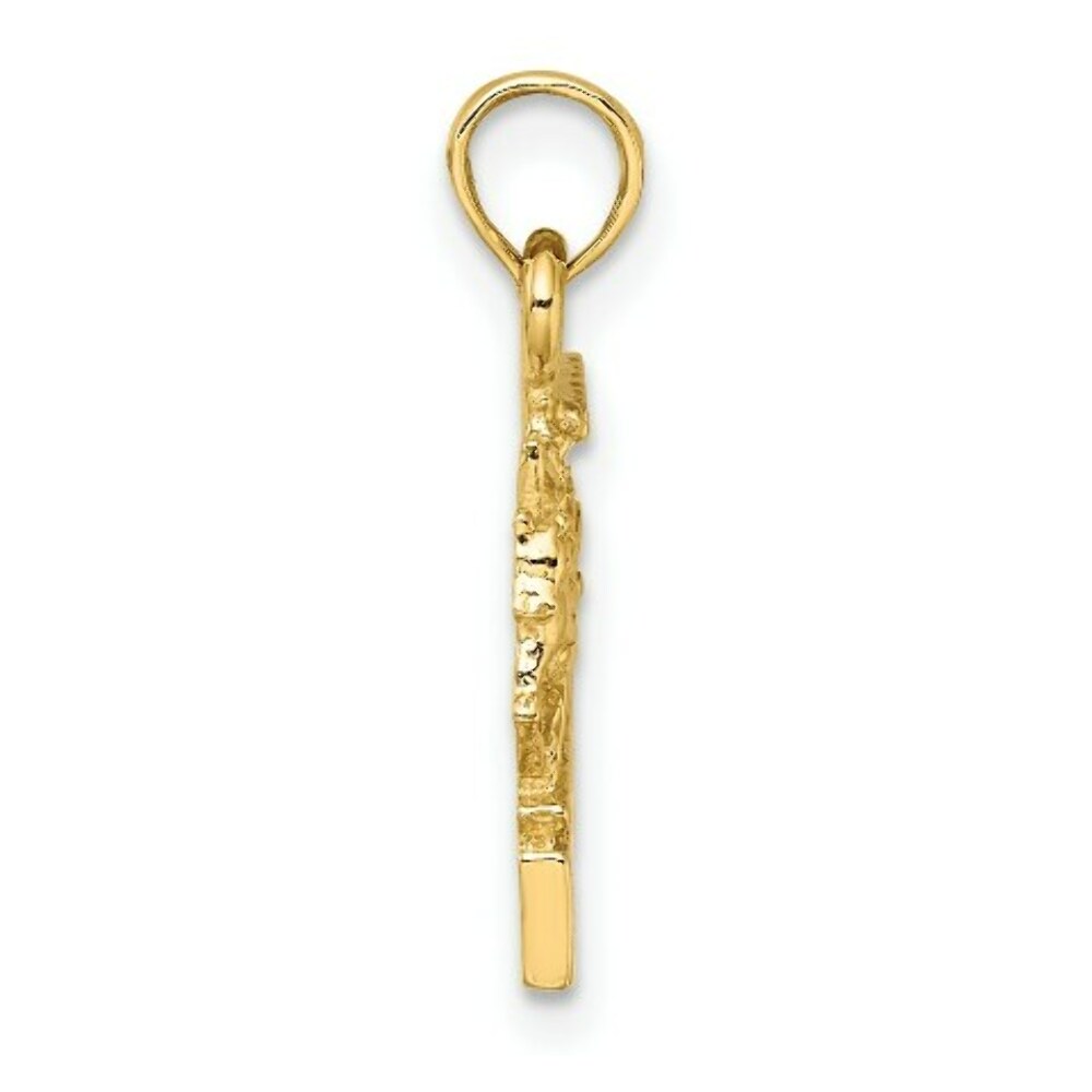 14K Yellow Gold Charleston SC Horse and Cart