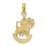 Load image into Gallery viewer, 14K Yellow Gold Charleston SC Scene With Horse - Cart - and House

