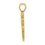 Load image into Gallery viewer, 14K Yellow Gold 2-D Golf Bag &amp; Clubs Charm Pendant
