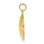 Load image into Gallery viewer, 14K Yellow Gold 2-D &amp; Polished VolleyBall Charm Pendant
