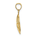 Load image into Gallery viewer, 14K Yellow Gold 2-D Textured Basketball Charm Pendant
