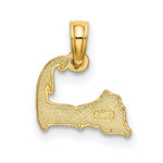 Load image into Gallery viewer, 14K Yellow Gold CAPE COD SILHOUETTE Charm Pendant
