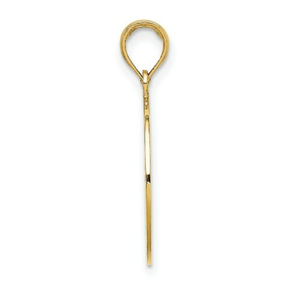 14K Yellow Gold Polished and Cut-Out CAPE COD SILHOUETTE Charm Pendant