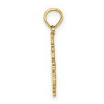 Load image into Gallery viewer, 14K Yellow Gold Polished and Engraved ANTIGUA MAP Charm Pendant
