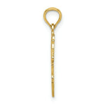 Load image into Gallery viewer, 14K Yellow Gold #1 Script Grandma In Heart Charm Pendant

