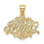 Load image into Gallery viewer, 14K Yellow Gold #1 Nana Charm Pendant
