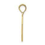 Load image into Gallery viewer, 14K Yellow Gold I'll Never Stop Loving You On Octagon Plaque Charm Pendant
