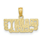 Load image into Gallery viewer, 14K Yellow Gold Polished GRANNY'S GIRL Charm Pendant
