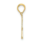 Load image into Gallery viewer, 14K Yellow Gold #1 PAPA Cut-out Charm Pendant

