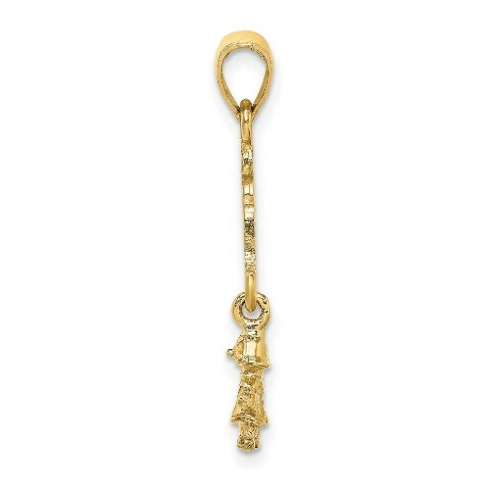 14K Yellow Gold Moveable It's a Girl With Doll