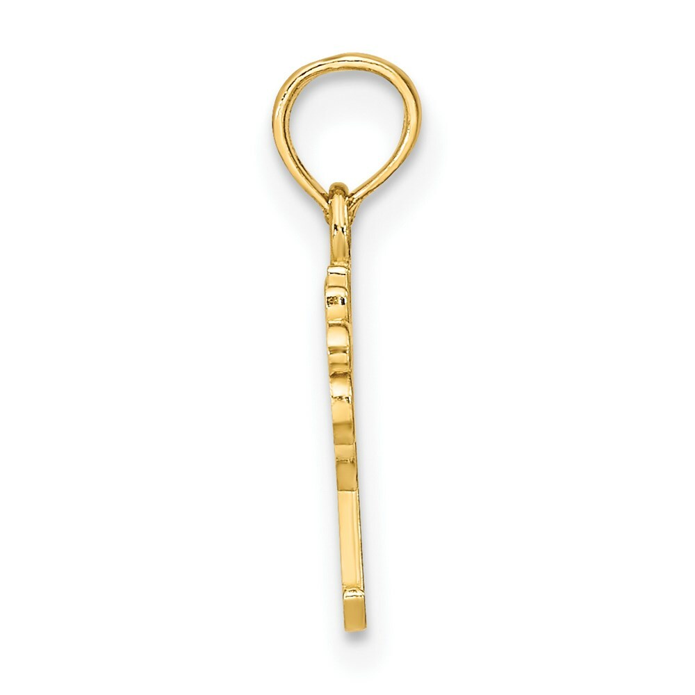 14K Yellow Gold DADDY'S GIRL Charm Pendant