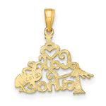 Load image into Gallery viewer, 14K Yellow Gold Polished and Engraved I HEART LAKE TAHOE Charm Pendant

