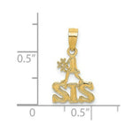 Load image into Gallery viewer, 14K Yellow Gold Polished #1 SIS Charm Pendant
