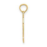 Load image into Gallery viewer, 14K Yellow Gold QUINCE ANOS 15 in Heart Charm Pendant
