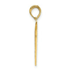 Load image into Gallery viewer, 14K Yellow Gold FOREVER AND EVER Breakable Heart Charm Pendant
