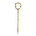 Load image into Gallery viewer, 14K Yellow Gold Polished and Engraved #1 STEP MOM Charm Pendant
