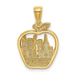Load image into Gallery viewer, 14K Yellow Gold 2-D NEW YORK &amp; CITY In Apple
