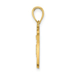 Load image into Gallery viewer, 14K Yellow Gold 2-D NEW YORK &amp; CITY In Apple
