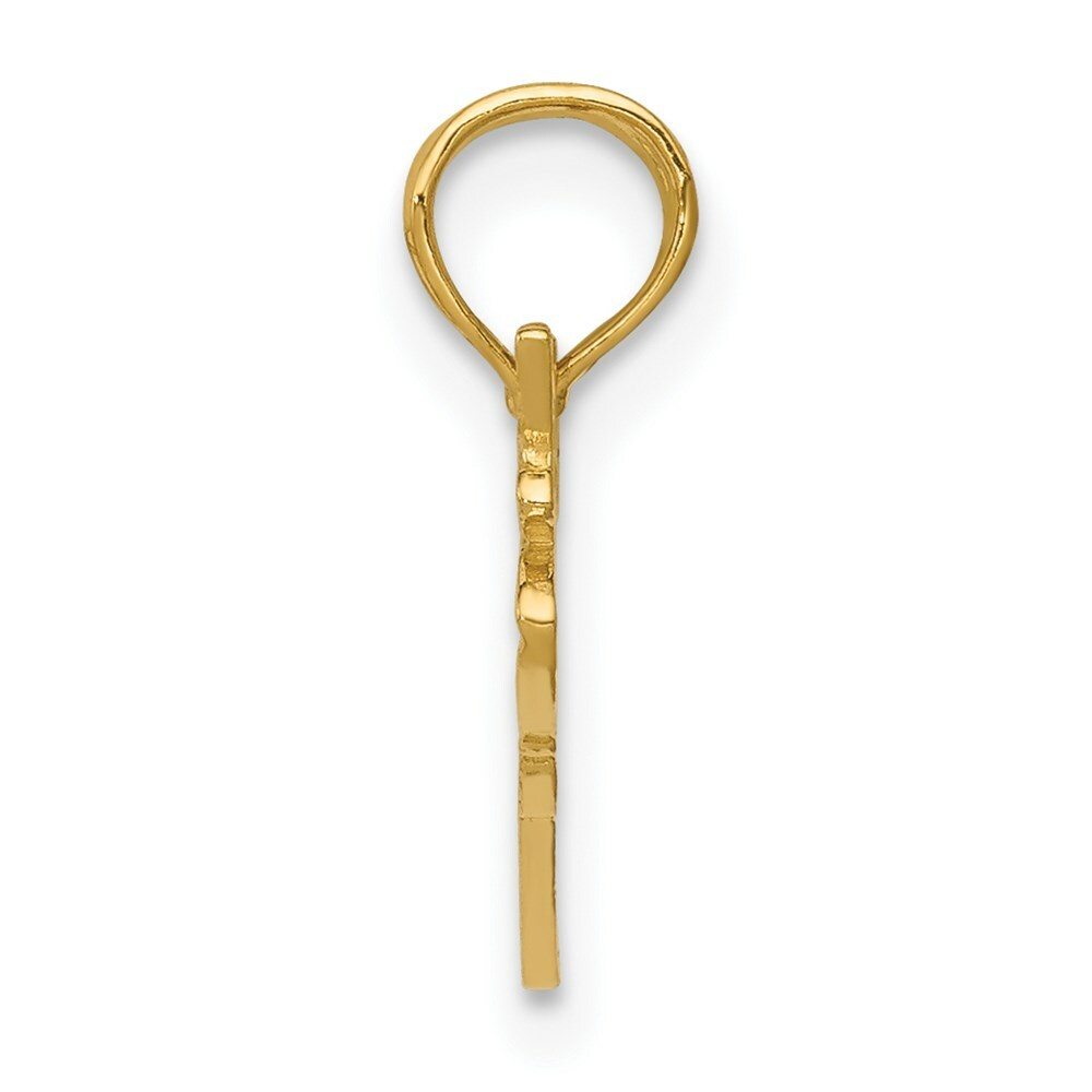 14K Yellow Gold Cessna Plane Pendant