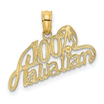 Load image into Gallery viewer, 14K Yellow Gold 100% HAWAIIAN Charm Pendant
