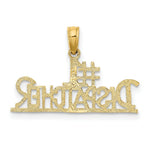 Load image into Gallery viewer, 14K Yellow Gold #1 DISPATCHER Charm Pendant
