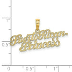Load image into Gallery viewer, 14K Yellow Gold Puerto Rican Princess Charm Pendant
