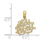 Load image into Gallery viewer, 14K Yellow Gold LAS VEGAS Charm Pendant

