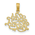 Load image into Gallery viewer, 14K Yellow Gold LAS VEGAS Charm Pendant
