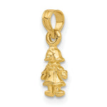 Load image into Gallery viewer, 14K Yellow Gold 3-D Mini DOLL Charm Pendant
