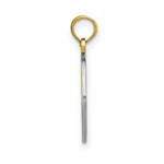 Load image into Gallery viewer, 14k Yellow Gold and White Rhodium 3-D Tree of Life in Round Frame Charm Pendant
