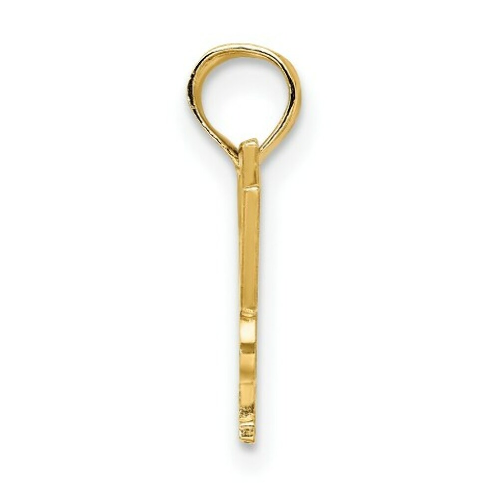 14K Yellow Gold Lady Cop Charm Pendant