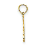 Load image into Gallery viewer, 14K Yellow Gold I Love My Police Dad Charm Pendant
