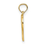 Load image into Gallery viewer, 14k Yellow Gold and White Rhodium RN Inside Double Hearts Charm Pendant
