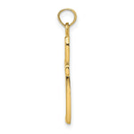 Load image into Gallery viewer, 14K Yellow Gold with White Rhodium Filigree Cross Charm Pendant
