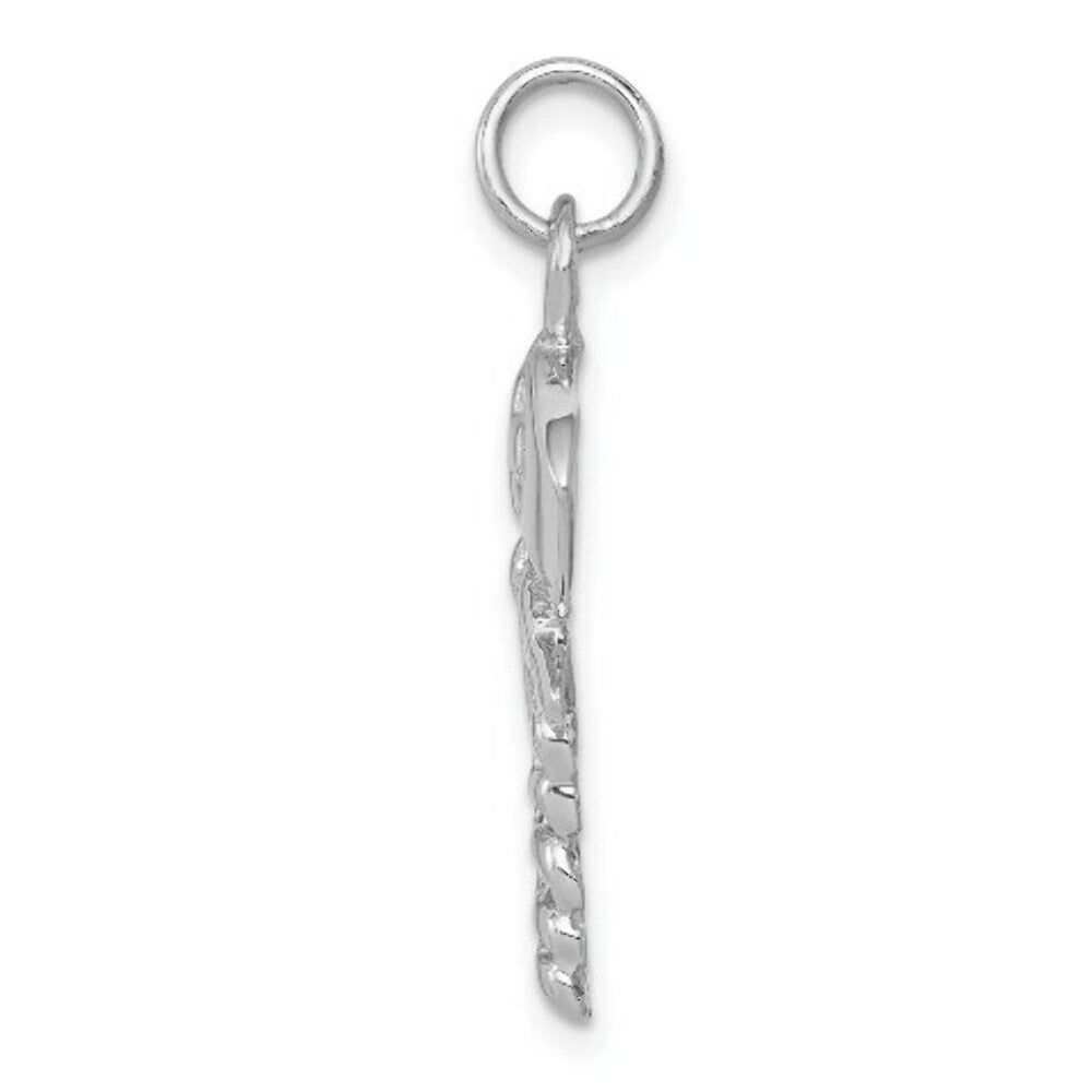 14K White Gold Nurse Symbol Charm