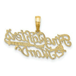 Load image into Gallery viewer, 14K Yellow Gold Firefighter's Mom Charm Pendant
