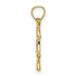 Load image into Gallery viewer, 14K Yellow Gold with White Rhodium Ship's Wheel Pendant
