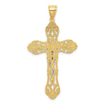 Load image into Gallery viewer, 14K Two-tone Gold Crucifix Charm Pendant
