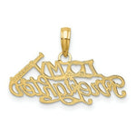 Load image into Gallery viewer, 14K Yellow Gold I Love My Firefighter Charm Pendant
