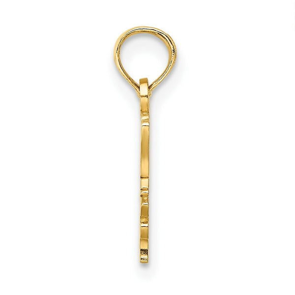 14K Yellow Gold I Love My Chief Charm Pendant