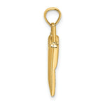 Load image into Gallery viewer, 14K Yellow Gold with White Rhodium 3-D Cell Phone Charm Pendant
