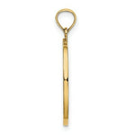 Load image into Gallery viewer, 14K Yellow Gold with White Rhodium 3-D Child's Night Time Prayer With Girl Charm Pendant
